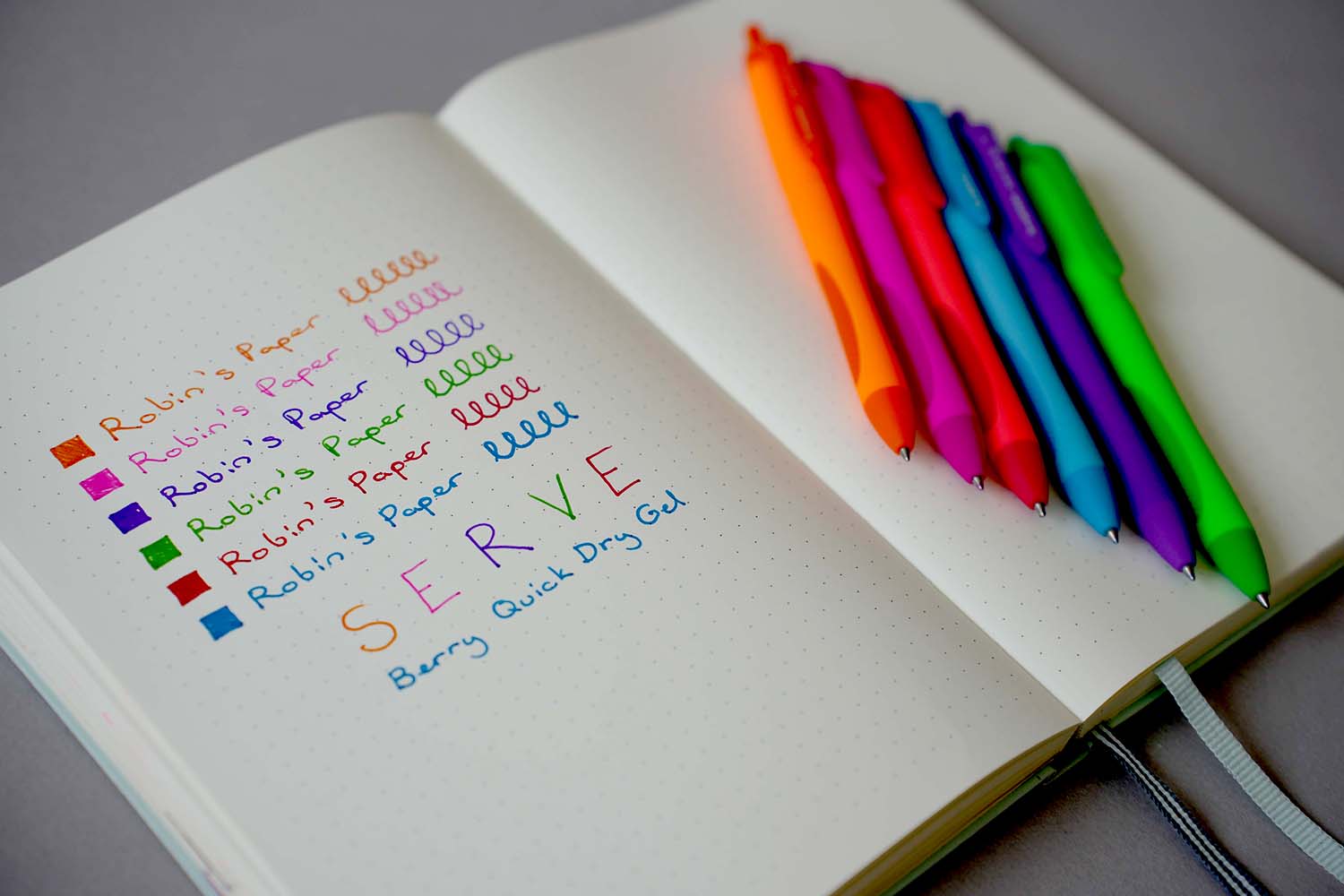 Berry Quick Dry Gel Pen Mor - Görsel 2