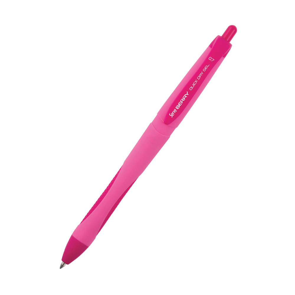 Berry Quick Dry Gel Pen Pembe
